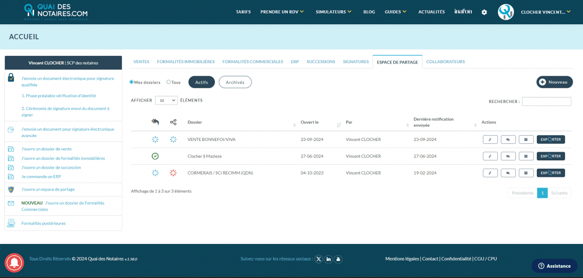 © Quai des notaires