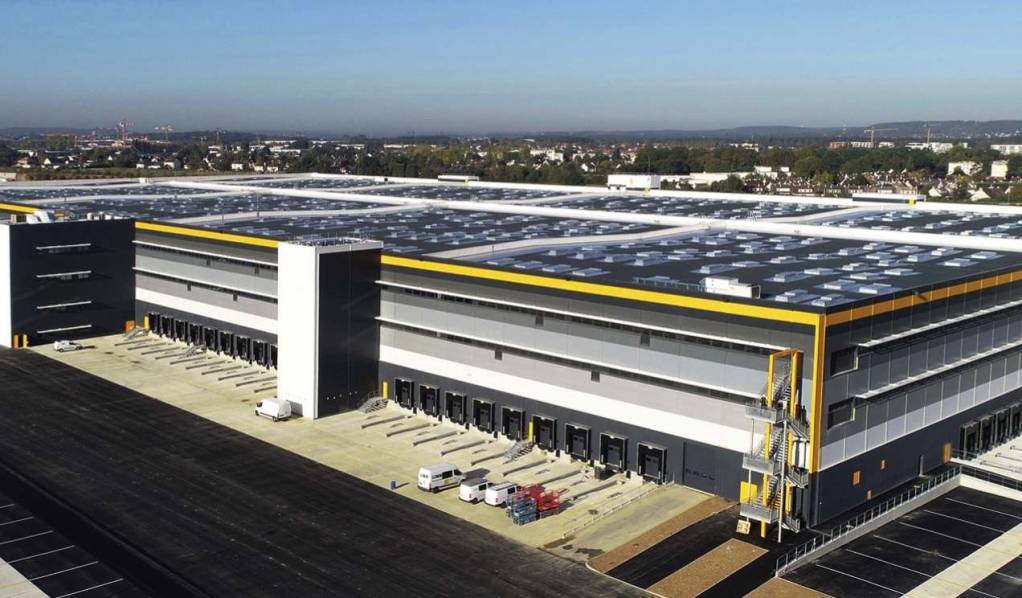 La plateforme Amazon de Brétigny-sur-Orge, réalisée par GA Smart Building. © GA Smart Building