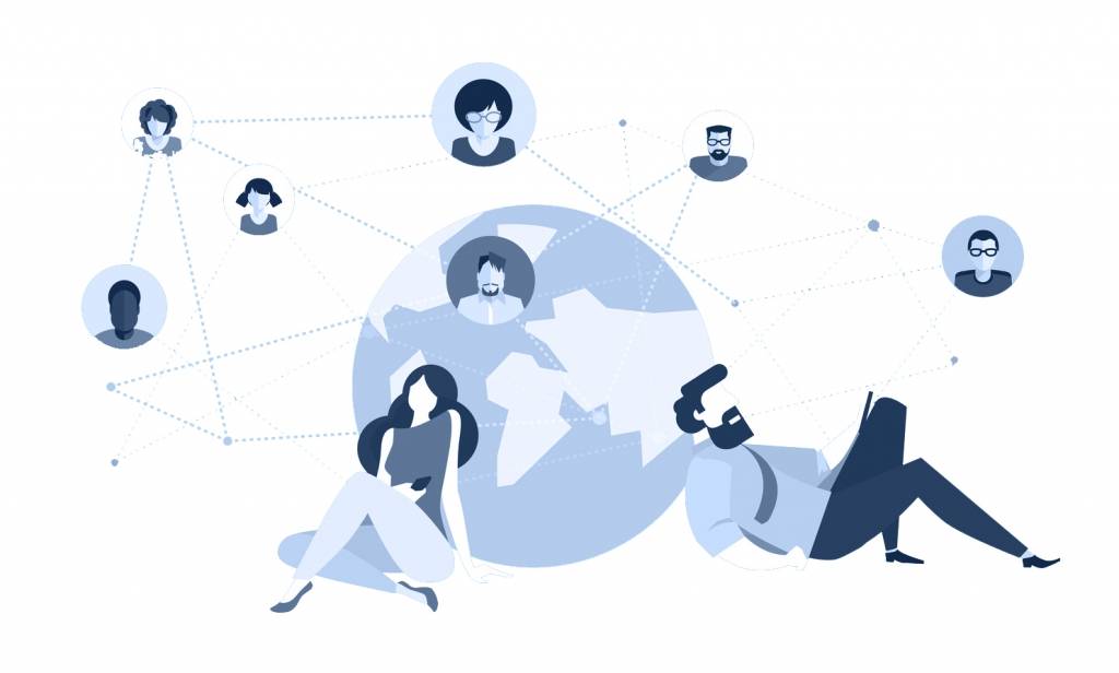 Illustration accompagnement e-commerce © Oxatis Illustration accompagnement e-commerce © Oxatis