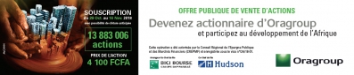 Lancement de l'IPO et de l'OPA d'Oragroup en C&ocirc;te d'Ivoire - &copy;orabank.net