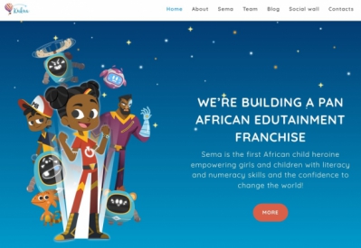 Sema, l'h&eacute;ro&iuml;ne de la plateforme d'apprentissage Kukua - &copy;kukua.me