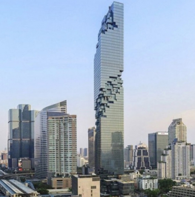 Mahanakhon Tower &agrave; Bangkok r&eacute;alis&eacute; par Archetype