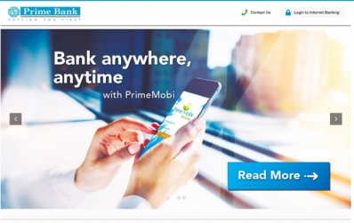 Site internet du kényan Prime Bank - ©primebank.co.ke Site internet du kényan Prime Bank - ©primebank.co.ke