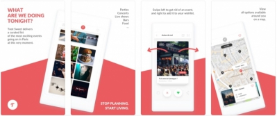 Toot Sweet, application mobile de sorties culturelles parisiennes - &copy;itunes.apple.com