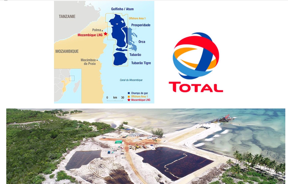 Premier développement à terre d’une usine de gaz naturel liquéfié (GNL) au Mozambique, le projet Mozambique LNG fait suite à la découverte en 2010 d'importantes quantités de gaz naturel dans le bassin de Rovuma au large des côtes nord du pays. - © Total Premier développement à terre d’une usine de gaz naturel liquéfié (GNL) au Mozambique, le projet Mozambique LNG fait suite à la découverte en 2010 d'importantes quantités de gaz naturel dans le bassin de Rovuma au large des côtes nord du pays. - © Total