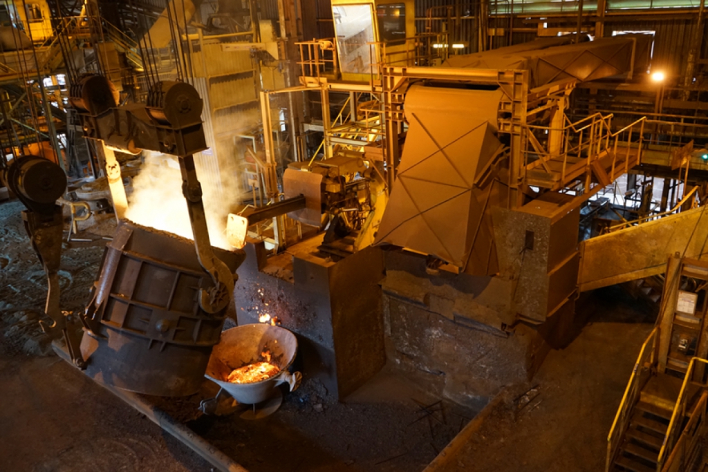 Affinage du nickel - © Eramet Affinage du nickel - © Eramet