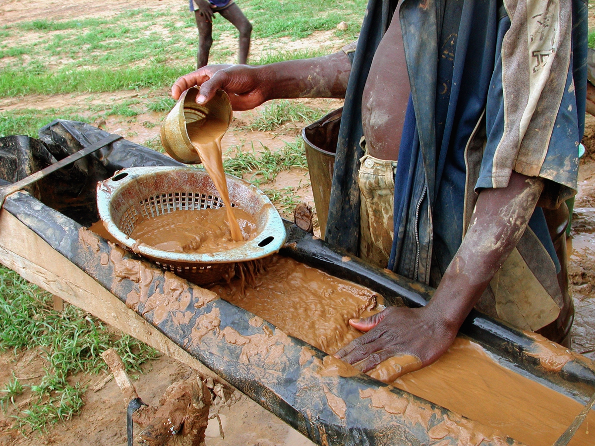 Mine d'or de Koup&eacute;la au Burkina Faso.