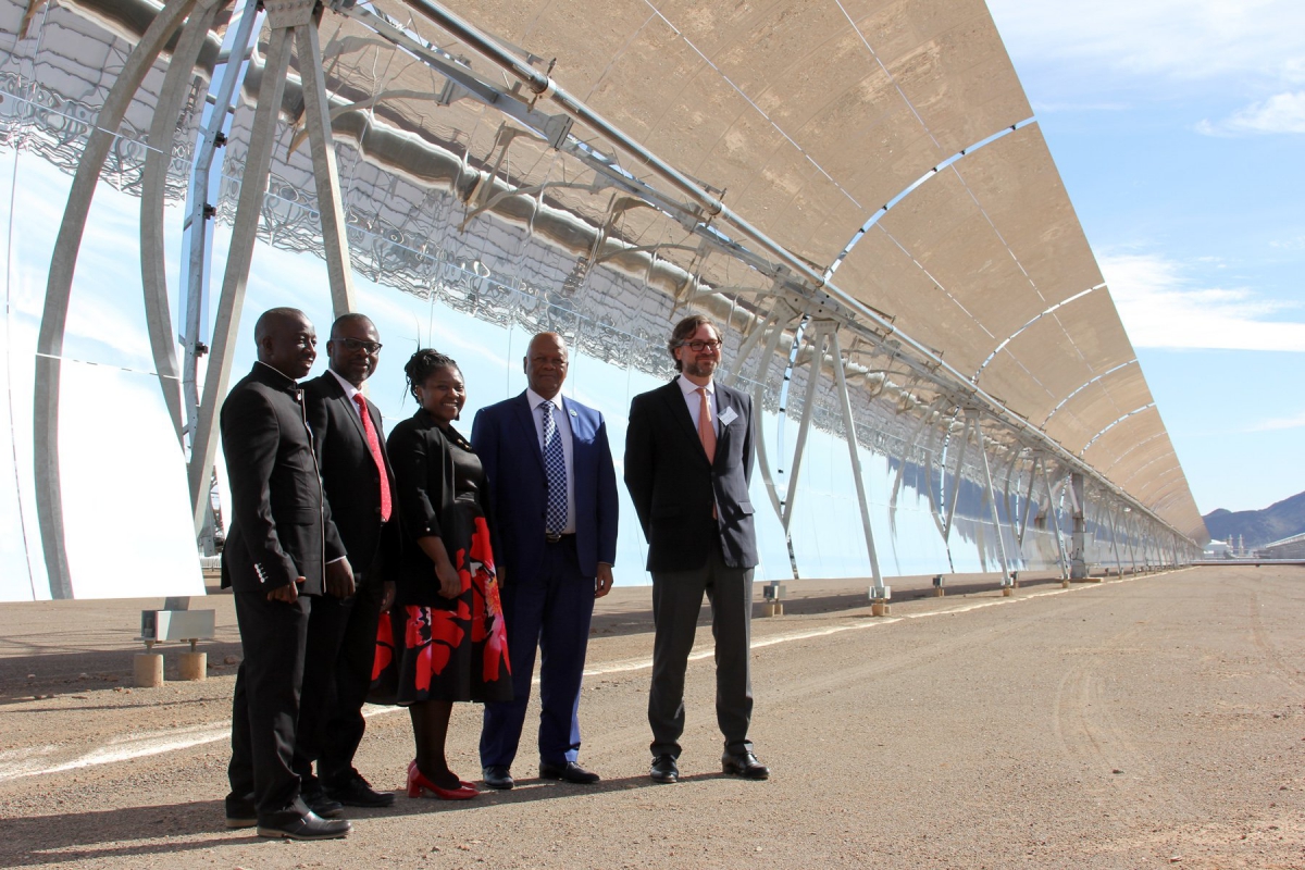 Inauguration en 2018 de la centrale Xina Solar One en Afrique du Sud, par Abengoa et ses partenaires. - &copy;&nbsp;Xina Solar One