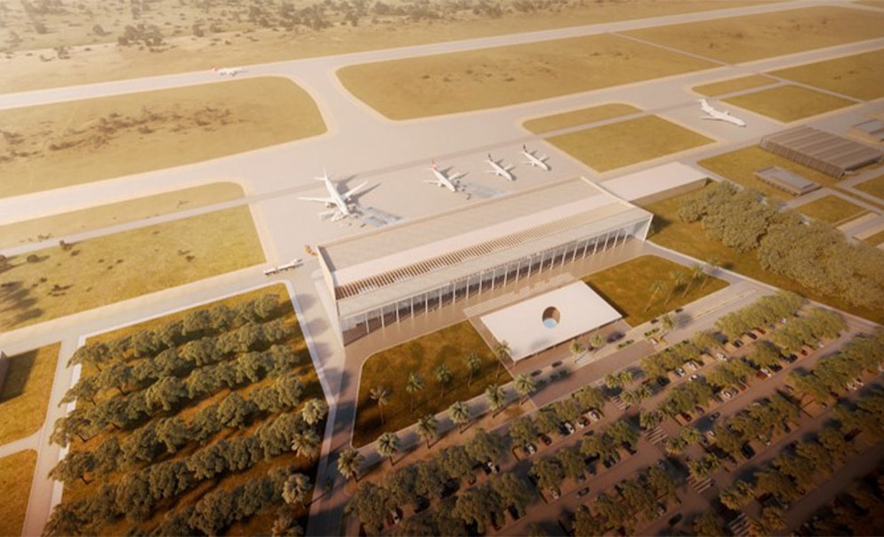 A&eacute;roport de Donsin-Ouagadougou au Burkina Faso - &copy; Meridiam / Enia Architectes