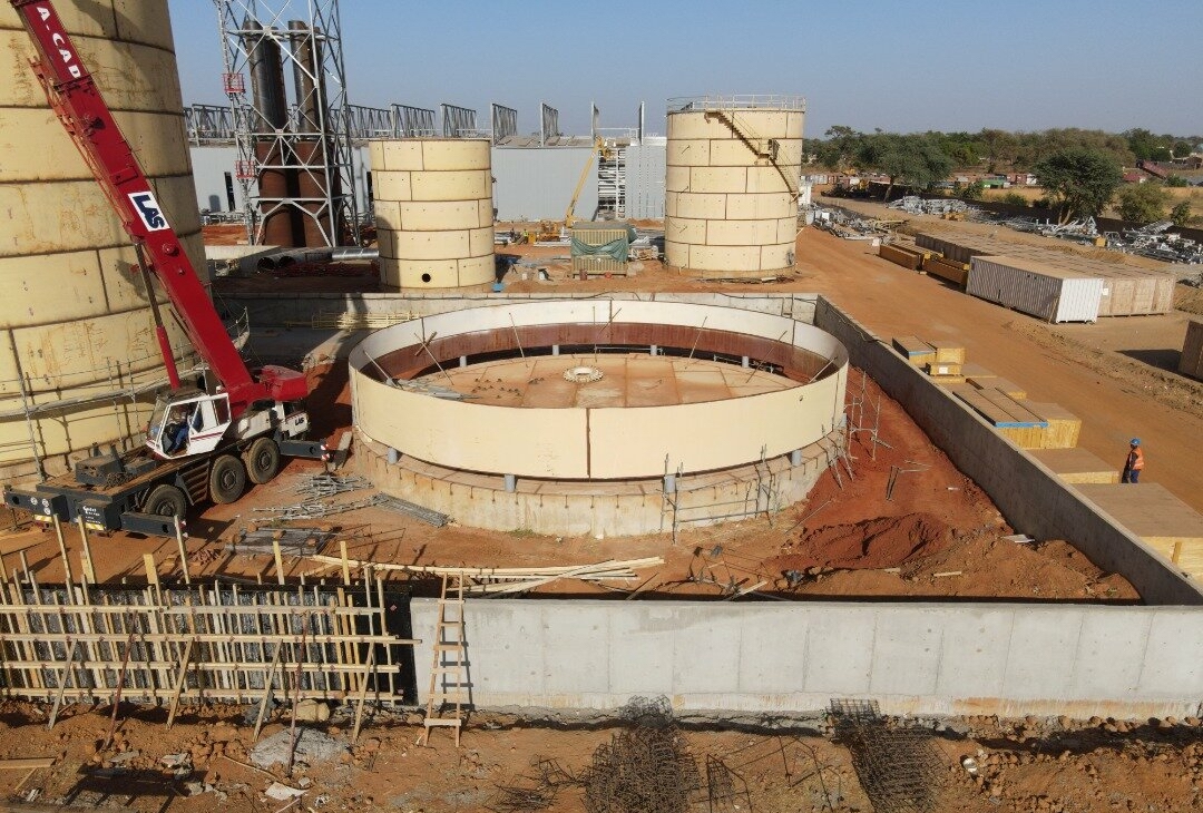 Vue aérienne du site du projet Malicounda au Sénégal. - &copy; Africa50