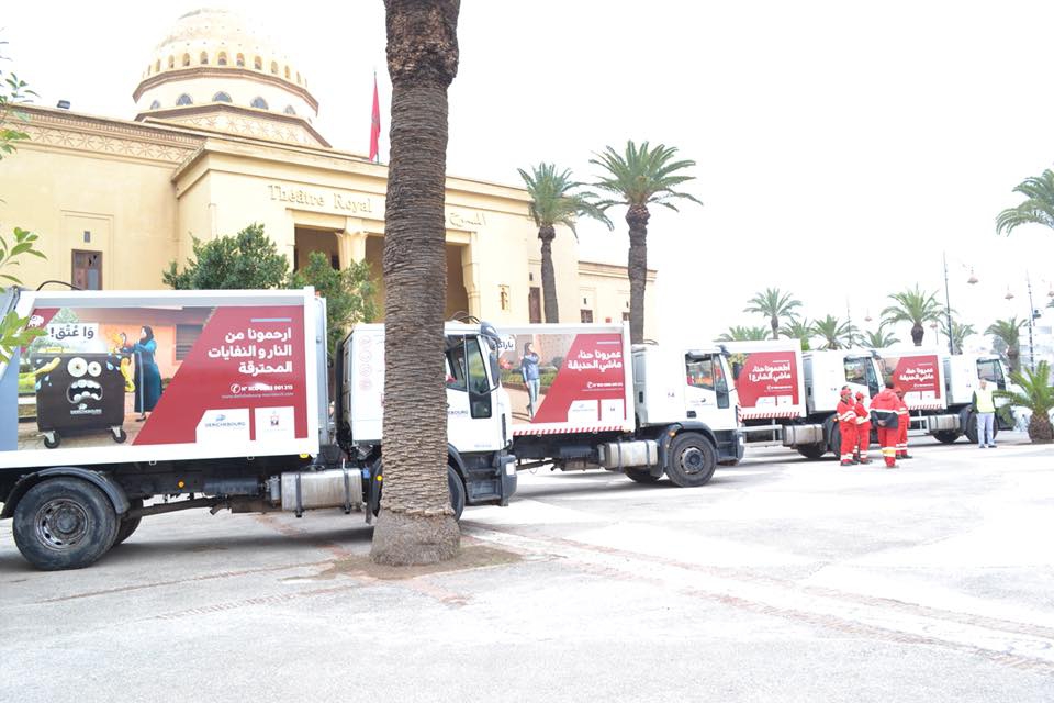 Camions Derichebourg au Maroc - &copy; Derichebourg