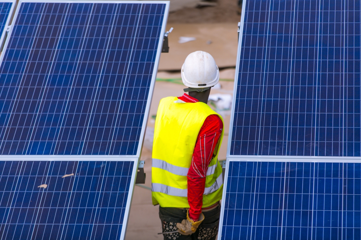 Centrale photovolta&iuml;que de Santhiou M&eacute;kh&eacute; au S&eacute;n&eacute;gal, deuxi&egrave;me ferme solaire inaugur&eacute;e par Meridiam et Engie au pays de la T&eacute;ranga (juin 2017) - &copy; Meridiam