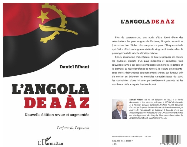 &Eacute;dition 2019 revue et augment&eacute;e de L'Angola de A &agrave; Z de Daniel Ribant.