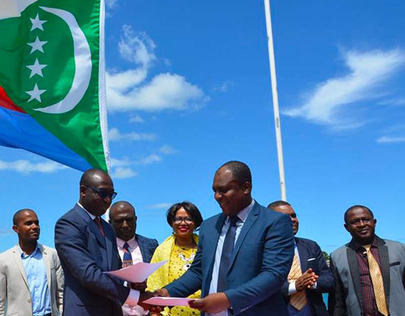 Signature d'un partenariat strat&eacute;gique entre la Banque de D&eacute;veloppement des Comores (BDC) et l&rsquo;Office National du Tourisme aux Comores en avril 2019 - BDC