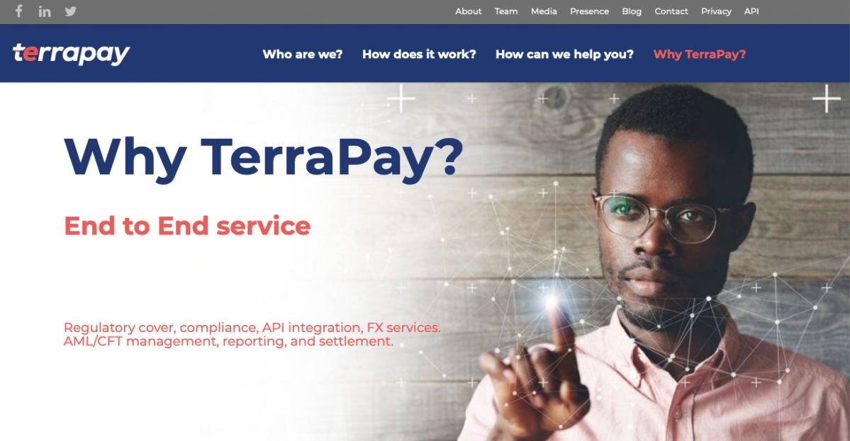 Dans le cadre de son rachat par un consortium d'investisseurs comprenant les VC Partech Africa et Prime Ventures, la fintech TerraPay a été conseillée par les équipes M&A de la banque d'investissement Kempen & Co et du cabinet néerlandais Van Doorne.- © TerraPay Dans le cadre de son rachat par un consortium d'investisseurs comprenant les VC Partech Africa et Prime Ventures, la fintech TerraPay a été conseillée par les équipes M&A de la banque d'investissement Kempen & Co et du cabinet néerlandais Van Doorne.- © TerraPay