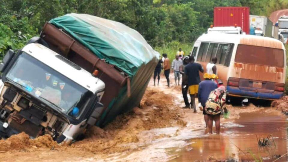 La Transgabonaise, une vue de l'&eacute;tat du r&eacute;seau routier national au Gabon &copy; D.R&nbsp;