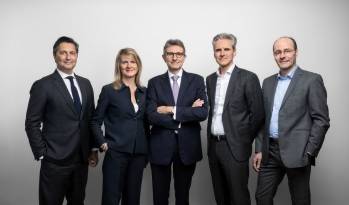 © Directoire de Demea Invest, de gauche à droite : Antoine Troesch, Sophie Paturle, Michel Chabanel, Stéphane Villecroze, Fabrice Vidal.