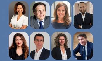 Isabelle Combarel (Arkéa Capital), Josselin de Roquemaurel (Weinberg Capital Partners), Stéphanie Frachet (Adagia Partners),  Alexandre Margoline (Lazard Elaia Capital), Warda Shaheen (Axa Venture Partners), Bruno Bonnin (Andera Acto), Corinne Schreiber (Astorg) et Philippe Poletti (Pol Equity)