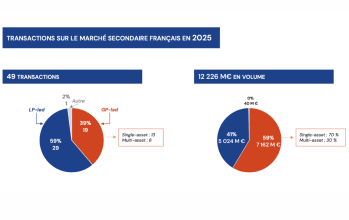 Transactions sur le marché secondaire 2025 / Source : France Invest