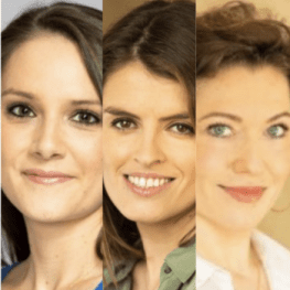 Léa Dubrul, Domitille Huart et Oksana Zoppini, BG2V