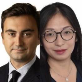 Théau Roux et Carole Zhang, Oaklins Théau Roux et Carole Zhang, Oaklins